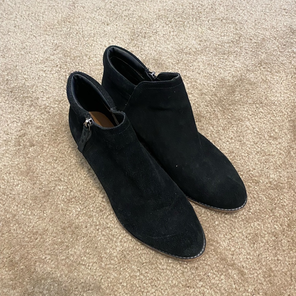 Steve Madden Black Suede Bootie